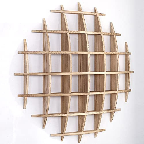 ZWJABYY Regale FüR Die Wand,Chinesische Teekanne Wandregal,Holzwandregal Chinesische Einfache Moderne Racks Retro Veranda Tee Vitrine.,A-150 * 150cm