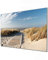 banjado Glas Magnettafel (120 x 80cm) - Magnetwand Glas - Magnetpinnwand als Memoboard - Pinnwand Magnettafel Küche, Büro, Kinderzimmer - Dünen
