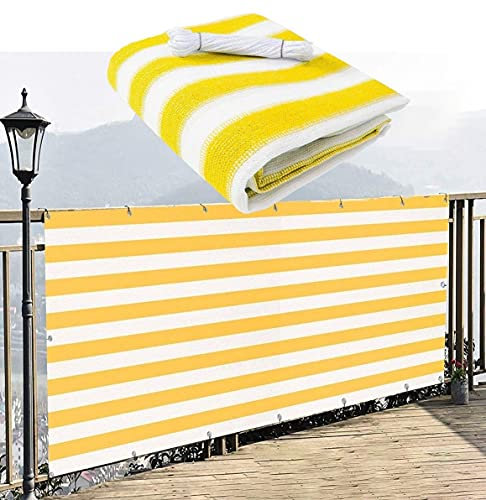 GZGLZDQ Brise-Vue pour Balcon avec Œillets, Protection Contre Le Vent, Les UV et Le Soleil, Protection des Enfants, avec des Attaches de Câble (Color : Orange, Size : 90x150cm)