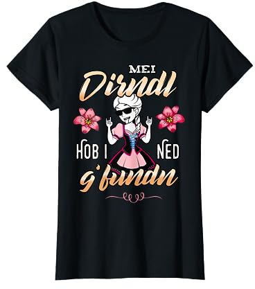 Trachtenshirt Damen Outfits Dirndl Tshirt Ersatz Trachten T-Shirt