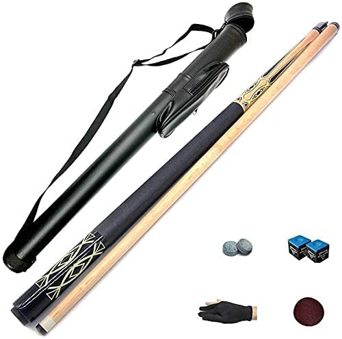 LIOYUHGTFY Billard Queue Pool Cue 57-Zoll-Profi-Pool-Queue-Stick 13-mm-Spitzenstange oder Hausgebrauch für Männer oder Frauen 1119(Color:C;Size:145CM 13MM Tip)