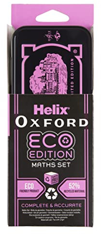 Helix Oxford Eco Maths Set - Pink