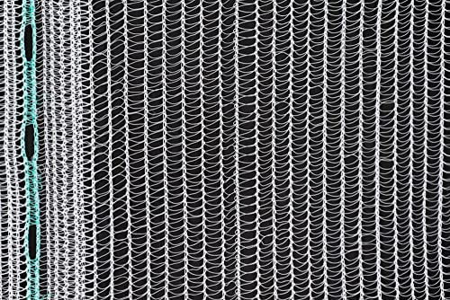 EINSIDE Rete per ponteggio protettiva ad alta resistenza HDPE, 1,8 x 25 metri (50 gr/m²), Bianco 10 pezzi