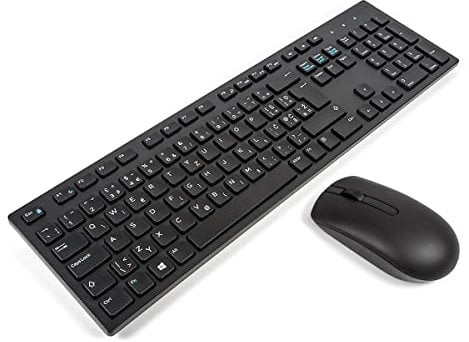 Dell KM636 SOUTH SLAVIC Wireless Mouse & Keyboard Combo Bundle