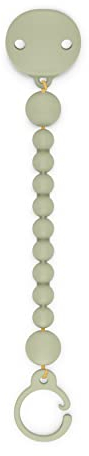 Suavinex, Schnullerkette aus Silikon, Schnullerband, für Babys +0 Monate, Weiche und Flexible, Einteiliges Design, Colour Essence Grün