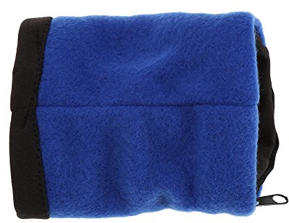 Hapivida Sport Handgelenk Tasche, Schweißband Brieftasche mit Reißverschluss, 9x10cm Geldbörse Wristband für Joggen, Spazieren, Gassi gehen, Fahrrad und Yoga im Freien, Wandern Reisen(Blau)