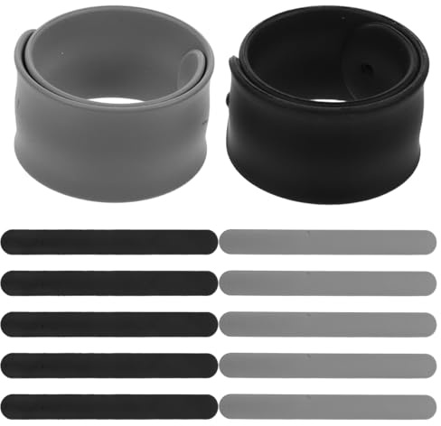 Ciieeo 12Er-Pack Silikon Geschenkpapierhalter Metallstreifen – Elastische Flip Slap Bands Zur Aufbewahrung Von Geschenkpapier Postern Und Kabeln Platzsparend Und Schonend Gegen Knickschäden