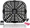 QLRGNE 6QT Air Fryer Crisper Plate for Instants Pot Vortex Plus 6 in 1 6QT XL Air Fryers, Nonstick Air Fryer Grill Pan Plate Rack Insert Grate Shelf Grid for Instants Vortex 6QT 5.7QT, Dishwasher Safe