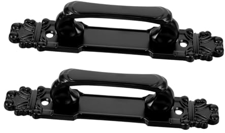 Anneome 2 Stück Scheunentorgriffe Aus Robustem Metall Bruchfest Für Holz Und Glastüren Rustikale Schiebetürgriffe Komfortable Garagentürgriffe Für Innen Und Außen