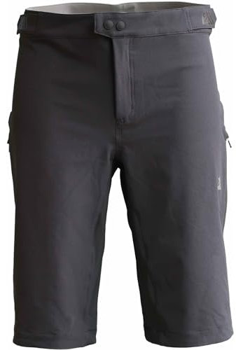 Zimtstern Herren Gravelz MTB Hose kurz, Pirate black-Pirate black, S