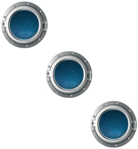 TOYANDONA 3-teiliges Elegantes Flugzeug-fensteraufkleber-set Universelles Aufkleber-set Für Babyzimmer Wohnzimmer Schlafzimmer Design