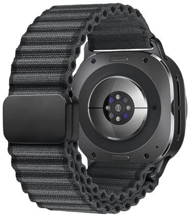 Magnética Trail Correas Compatible con Correa Samsung Galaxy Watch Ultra 47mm para Hombre Mujer,Pulseras Deportiva Nailon Enduro Transpirable para Correa Samsung Watch Ultra 47mm,Band Repuesto Reloj