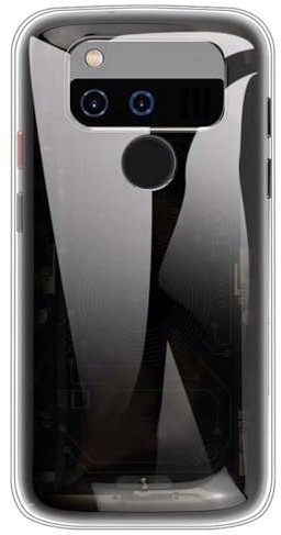 Auotu Soft TPU Silicium Etui Étui Housse Coque Silicone Silikon Cover Silicon Case pour Unihertz Jelly Max Smartphone (Transparent)