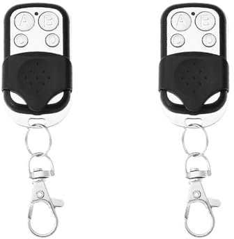 2 mandos universales para Puertas y garajes, frecuencia Fija 433,92 MHz, autoaprendizaje