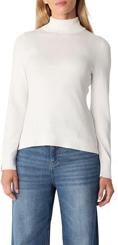 Comma Rollkragenpullover mit Ärmelschlitzen