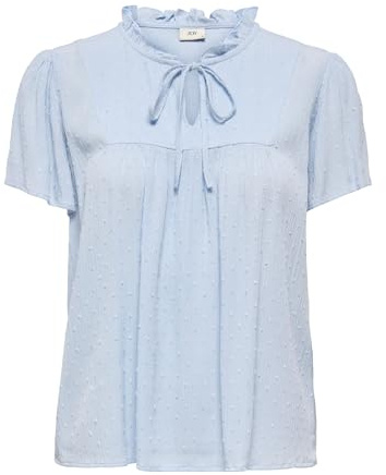 JdY Damen Jdylima Life S/S Top WVN Noos, Kentucky Blue, 42