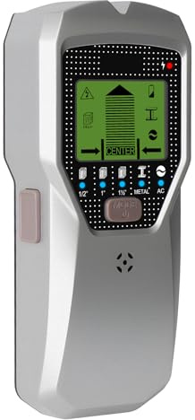 Leitungssucher Ortungsgerät 5-in-1 Wand Scanner Detektor Multifunktional | Kabelloser Stud Finder Leitungssuchgerät für Holz Eisenmetalle Nichteisenmetalle Kabel Metall