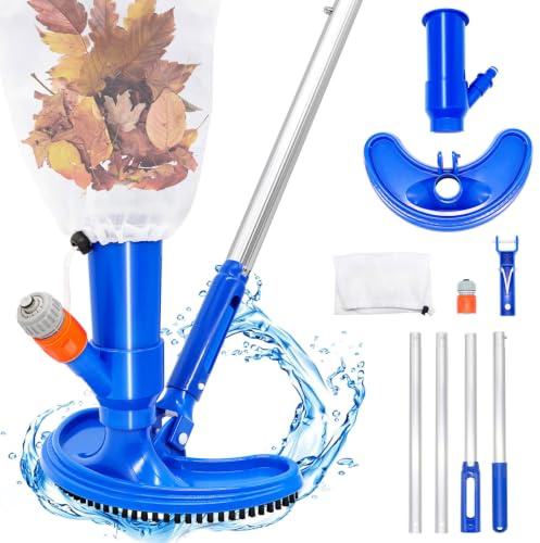 Höst poolsugare golvsugare set 160 cm, poolrensare golvrengöring