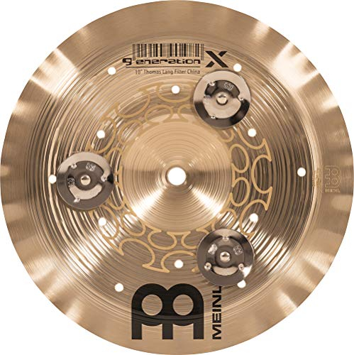 Meinl Cymbals GX-10FCH-J Generation X Thomas Lang Signature - Piatto Jingle Filter China, 10 (25,4 cm), Finitura standard