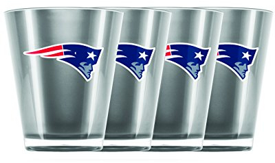Duck House NFL New England Patriots Schnapsglas, isoliert, Acryl, 4 Stück