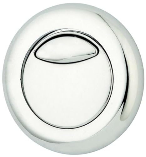 Thomas Dudley Dio Dual Flush 51mm Chrome Toilet Push Button 322408, Multi-Colour