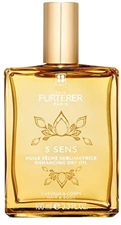 Rene Furterer 5 SENS Enhancing Dry Oil - Multi-Purpose for Hair & Skin - With Jojoba Oil - Spray - 3.3 fl. oz.