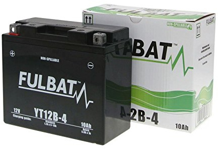 FULBAT Batterie 12V 10Ah FT12B-4 kompatibel mit DUCATI Monster 796 803 ccm | Gel-Batterie SLA, wartungsfrei, versiegelt und befüllt; Vergleichstypen YT12B-4, YT12B-BS, GT12B-4; Maße 130 x 150 x 69 mm