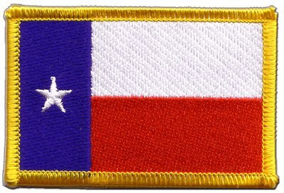 Flaggenfritze Flaggen Aufnäher USA Texas Fahne Patch + gratis Aufkleber