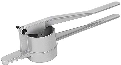 Westmark Spätzle-/Kartoffelpresse, Traditionelle Lochung für Spätzle wie Handgemacht, Aluminiumdruckguss, Länge: 41 cm, Spätzlechef, Silber, 61202260