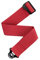 D'Addario Accessories Auto Lock Gitarrengurt - Gitarrengurt mit Verschluss - Locking Guitar Strap - Rot, Polypro