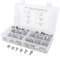 X AUTOHAUX Voiture Écrou à Cage M5 M6 Acier Vis Montage M5x16 M6x16 M5x20 M6x20 Kit