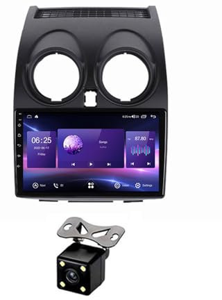 Android 13.0 GPS Navigazione Stereo Autoradio 9 Pollice 2.5D QLED Touch Screen Video Player, per Nissan Qashqai 2006-2013 Supporto SWC Wifi BT FM RDS DSP Mirror Link