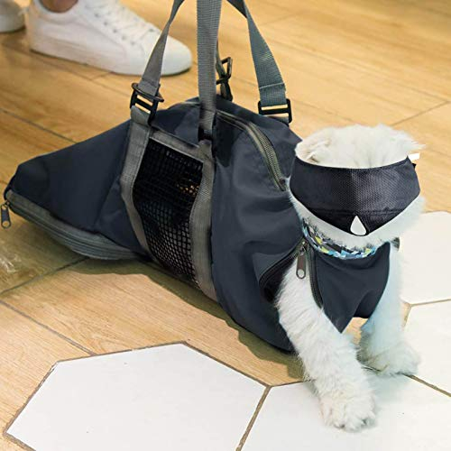Cinf Katzen-Nagelknipser Saubere Pflegetasche und verstellbares Katzenmaul für Baden Und Nagelschneiden Harness, MEHRWEG