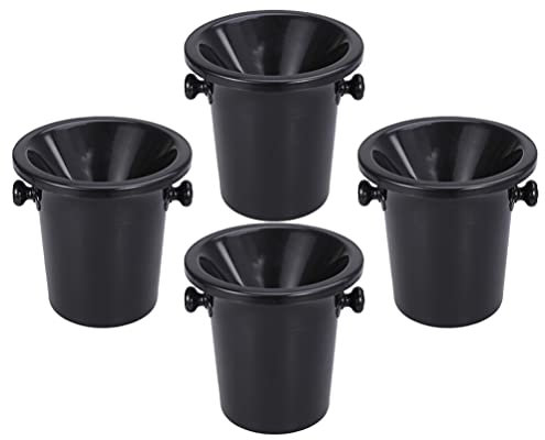YARDWE 4Pcs Wine Tasting Dump Bucket Champagne Bucket Spit Wine Barrels Ice Bucket Cold Wine Barrels for Wine Whiskey Cocktails