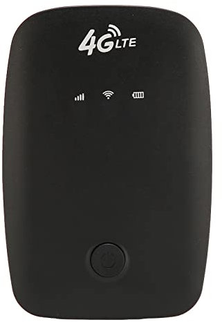 Mobile Wireless Network Router, 4G LTE Internet Hotspot with LED Screen, SIM Card Slot, 2100mAh Battery, 10 Sharing User, Travel WiFi Modem Dongle for Phone Computer Laptop
