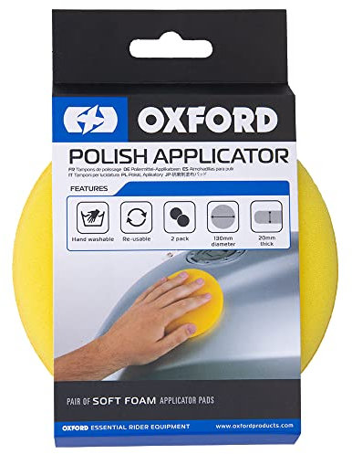 Oxford Products Motorrad-/Autopolitur-Applikator-Pads, Doppelpack