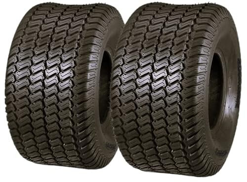 2 NEW HORSESHOE 20x8.00-10 6Ply Turf Trac Pattern for Ridding Lawn Mower Garden Tractor Tires Tubeless 20x8-10 T198 2080010
