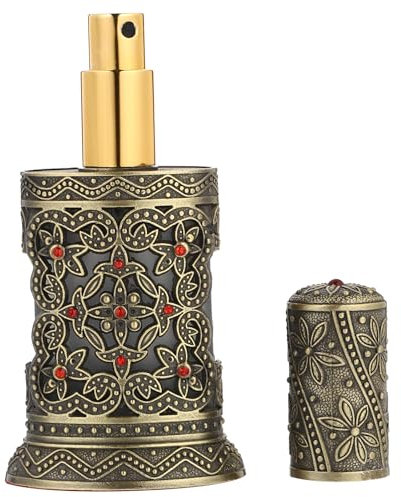 FOMIYES Contenant Cosmétique De Parfum Récipient Cosmétique Vintage En Verre Bouteilles En Verre Rechargeables Contenants De Maquillage De Parfum En En Bouteilles Décoratives