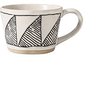 GRFIT Tasse intelligente peinte à la main Tasse à café rétro en argile Tasse à café en grès japonais Tasse à café pour la maison, le restaurant, le bureau, tasse à thé au lait (taille : 300 ml,