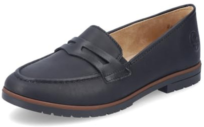 Rieker Damen Low-Top Sneaker 45300, Frauen Halbschuhe,Strassenschuhe,Sportschuhe,Freizeitschuhe,Turnschuhe,Laufschuhe,schwarz (00),41 EU / 7.5 UK