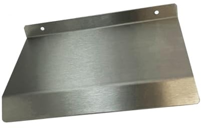 Wetterschutz, kleines Pultdach aus 1,5mm Edelstahl (BxH 250x200mm)