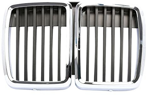 Phyachelo Fronthaube Nierengrill Grill Center Chrom Schwarz für E30 M3 3 Serie 1982-1991