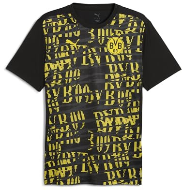 PUMA BVB Prematch Trikot schwarz, S Herren