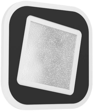 EGLO LED Deckenlampe Macchioni, Deckenleuchte mit Kristall-Effekt, Aufbauleuchte für Küche und Büro, Küchenlampe aus Metall und Kunststoff in Schwarz, neutralweiß, 20x20 cm