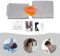 Infrared Sauna Blanket, ERnonde 220V 650W Ferninfrarot Saunadecke mit Fernbedienung Mobile Tragbare Sauna für Schlafzimmer, Wohnzimmer, Schönheitssalons, Wellness-Center, Büros, Silber