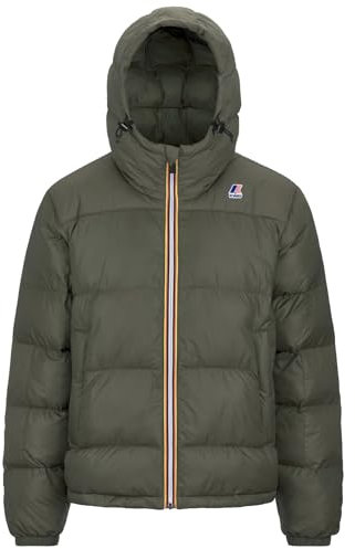 K-Way Le Vray 3.0 Veste à Capuche Unisexe CLAUDE HEAVY WARM K3126WW Vert Vert BLACKISH WMR - XL, Vert noir, XL