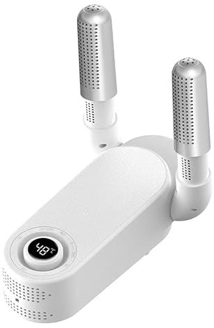 YUET Schuhtrockner Elektrisch, Stiefeltrockner mit Timer, Schuh-und Stiefelwärmer, Verschwitzte Schuhe und Gerüche zu Beseitigen, Desinfektion Schuhwärmer Stiefel Trockner, Faltbares, Knaufmodell