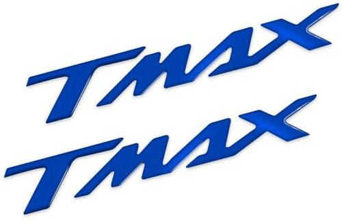 YuanXuanNa TMAX 2001-2019 Adesivi Moto Embiem Racing Strisce Laterali Logo 3D Decorativi Blu Resina Epossidica Sportivo