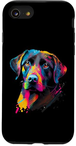 iPhone SE (2020) / 7 / 8 Dog Lover Womens Colorful Labrador Retriever Mens Case