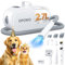 OPOWO Aspirateur de toilettage pour chien, 2,7 L avec tondeuse pour chien, broyeur à ongles, tondeuse à pattes, 3 modes d'aspiration, toiletteur pour chien à faible bruit avec 7 outils de toilettage